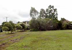 Bowling club area after upgrade